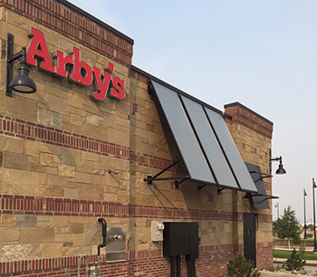 Solar Water Heating System for Restaurants