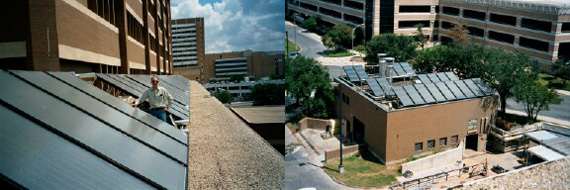 texas hospital roof solar