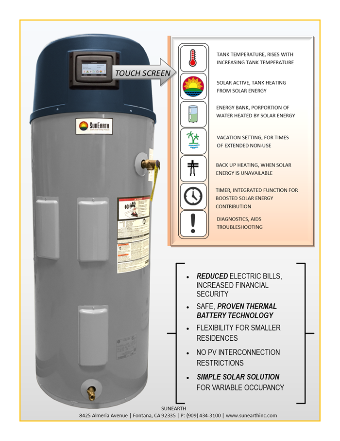 SunEarth Water heater